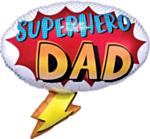 Superhero Dad Folieballon