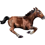 Hest SuperShape Folieballon