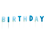 Birthday Kagelys Blå