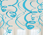 Swirls Carribean Blue