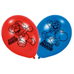 Super Mario® Balloner Rød/Blå