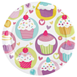 Cupcake Tallerkener