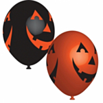 Halloween Balloner Smilende Græskar