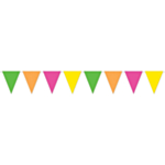 Karneval Vimpelguirlande Neon