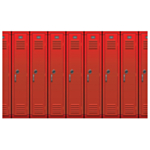High School Locker Vægbaggrund