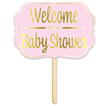 Skilt Welcome To The Babyshower