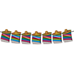Fiesta Sombrero Flagguirlande