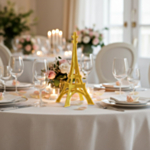 Eiffeltårn Centerpiece Guld