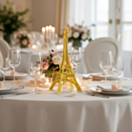 Eiffeltårn Centerpiece Guld
