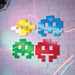 80'er Pixel Udskæringer