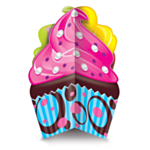 3D Cupcake Borddekoration