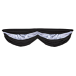 Stofbanner Sort/Sølv