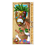 Tiki Toilet Dørcover