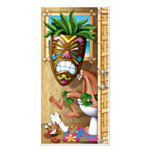 Tiki Toilet Dørcover
