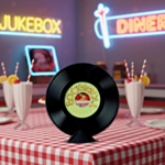 Personlig Vinylplade Centerpiece Sort