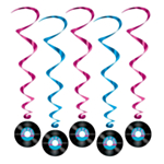 Rock & Roll Vinylplade Swirls