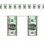 100 Dollars Vimpel Banner