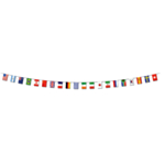 Internationalt Flag Banner