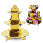 Guld Cupcakestand