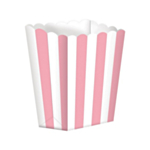 Stribede Popcornbægre Lyserød