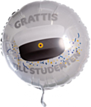 Rund Grattis Till Studenten Folieballon