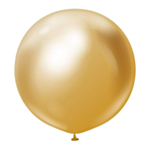 Premium Kæmpe Latexballoner Chrome Guld