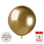 Krom Premium Latexballoner Guld