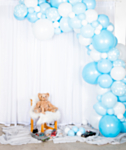 Deluxe Ballonbue DIY Lyseblå