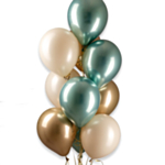 Green Blush Ballonbuket