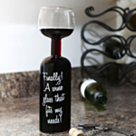 Vinflaske glas