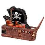 Piratskib Piñata Brun