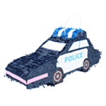 Politibil Piñata Blå