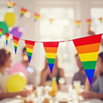 Pride Vimpelguirlande Regnbue