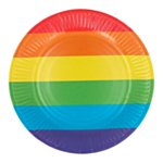 Pride Paptallerkener Regnbue