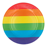 Pride Paptallerkener Regnbue