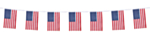 USA Flagguirlande