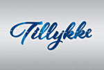 Guirlande Tillykke Blå