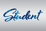 Guirlande Student Blå