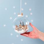 Snelandskab Julekugle DIY