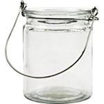 Cylinder Glas Lanterner Metal Ophæng