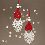 Macramé Juletræspynt: Nisse, DIY