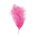 Dekorationsfjer Pink 5-10 cm