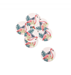 Flamingo Trækonfetti Lyserød