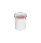 Mini Mælkekande Vase Hvid/Rosa