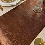 Glitter Premium Bordløber Chokolade