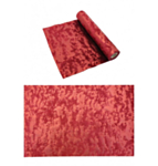 Metallisk Velour Bordløber Rød