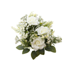 Kunstig Blomsterbuket Hvid