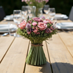 Blomsterbuket Rosa Mix