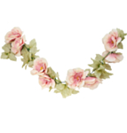 Kunstig Rose Guirlande Rosa