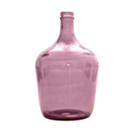 Flaskeformet Glasvase Rosa